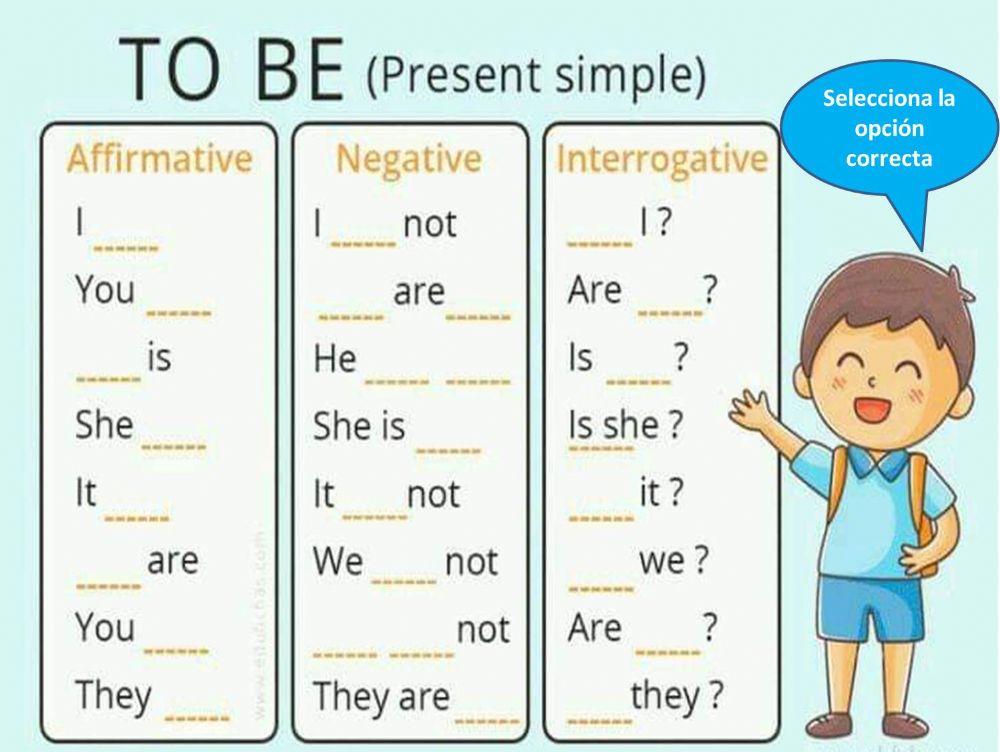 Verbo to be - Escuelas México